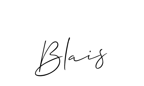 Make a beautiful signature design for name Blais. With this signature (Allison_Script) style, you can create a handwritten signature for free. Blais signature style 2 images and pictures png