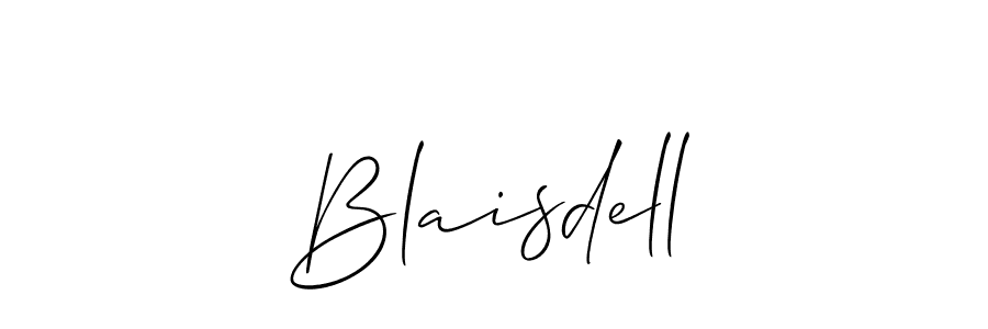 Best and Professional Signature Style for Blaisdell. Allison_Script Best Signature Style Collection. Blaisdell signature style 2 images and pictures png