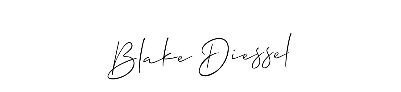 Best and Professional Signature Style for Blake Diessel. Allison_Script Best Signature Style Collection. Blake Diessel signature style 2 images and pictures png