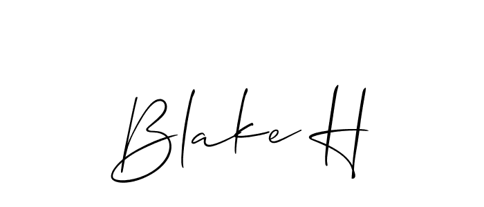 Make a short Blake H signature style. Manage your documents anywhere anytime using Allison_Script. Create and add eSignatures, submit forms, share and send files easily. Blake H signature style 2 images and pictures png