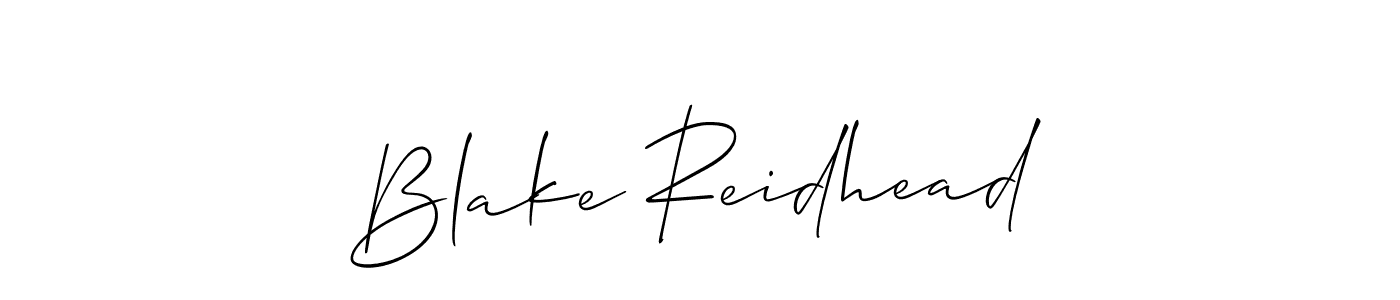 Similarly Allison_Script is the best handwritten signature design. Signature creator online .You can use it as an online autograph creator for name Blake Reidhead. Blake Reidhead signature style 2 images and pictures png