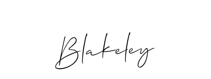 Blakeley stylish signature style. Best Handwritten Sign (Allison_Script) for my name. Handwritten Signature Collection Ideas for my name Blakeley. Blakeley signature style 2 images and pictures png