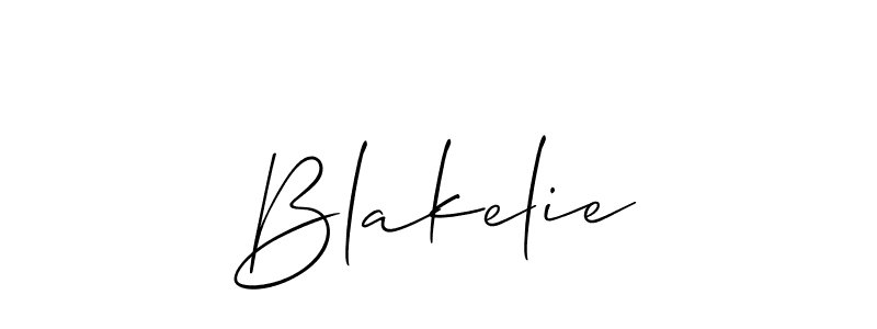 Blakelie stylish signature style. Best Handwritten Sign (Allison_Script) for my name. Handwritten Signature Collection Ideas for my name Blakelie. Blakelie signature style 2 images and pictures png