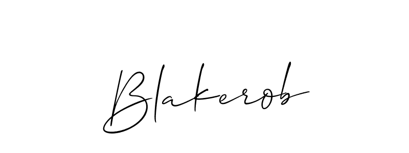 Best and Professional Signature Style for Blakerob. Allison_Script Best Signature Style Collection. Blakerob signature style 2 images and pictures png