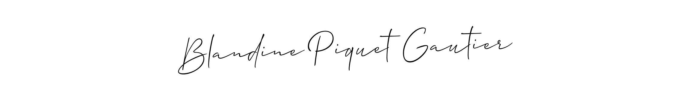 Here are the top 10 professional signature styles for the name Blandine Piquet Gautier. These are the best autograph styles you can use for your name. Blandine Piquet Gautier signature style 2 images and pictures png