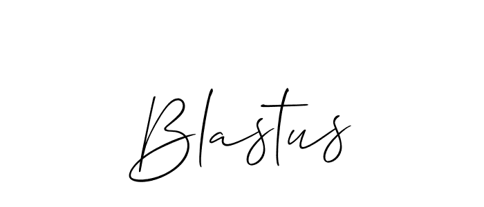 How to make Blastus signature? Allison_Script is a professional autograph style. Create handwritten signature for Blastus name. Blastus signature style 2 images and pictures png