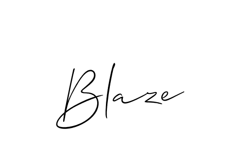 Create a beautiful signature design for name Blaze. With this signature (Allison_Script) fonts, you can make a handwritten signature for free. Blaze signature style 2 images and pictures png