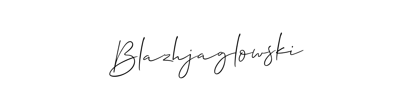 Once you've used our free online signature maker to create your best signature Allison_Script style, it's time to enjoy all of the benefits that Blazhjaglowski name signing documents. Blazhjaglowski signature style 2 images and pictures png