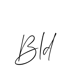 How to Draw Bld signature style? Allison_Script is a latest design signature styles for name Bld. Bld signature style 2 images and pictures png