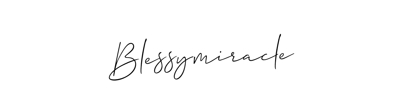 Make a short Blessymiracle signature style. Manage your documents anywhere anytime using Allison_Script. Create and add eSignatures, submit forms, share and send files easily. Blessymiracle signature style 2 images and pictures png