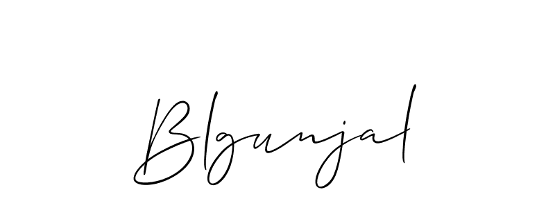 How to make Blgunjal name signature. Use Allison_Script style for creating short signs online. This is the latest handwritten sign. Blgunjal signature style 2 images and pictures png