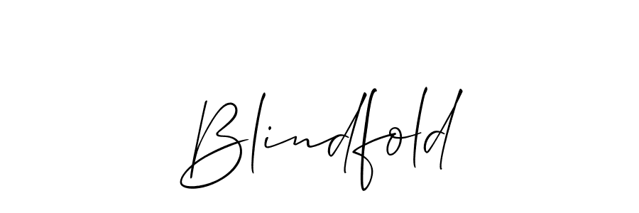 Blindfold stylish signature style. Best Handwritten Sign (Allison_Script) for my name. Handwritten Signature Collection Ideas for my name Blindfold. Blindfold signature style 2 images and pictures png