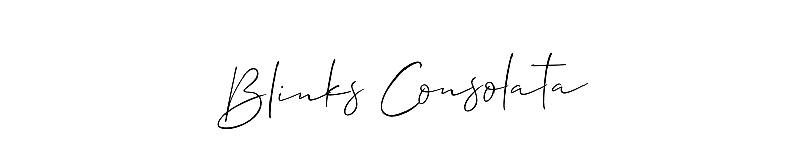 Check out images of Autograph of Blinks Consolata name. Actor Blinks Consolata Signature Style. Allison_Script is a professional sign style online. Blinks Consolata signature style 2 images and pictures png