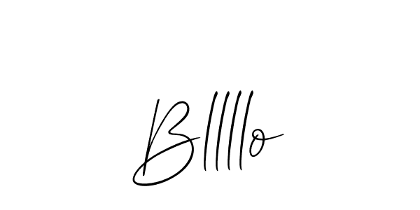 Use a signature maker to create a handwritten signature online. With this signature software, you can design (Allison_Script) your own signature for name Bllllo. Bllllo signature style 2 images and pictures png