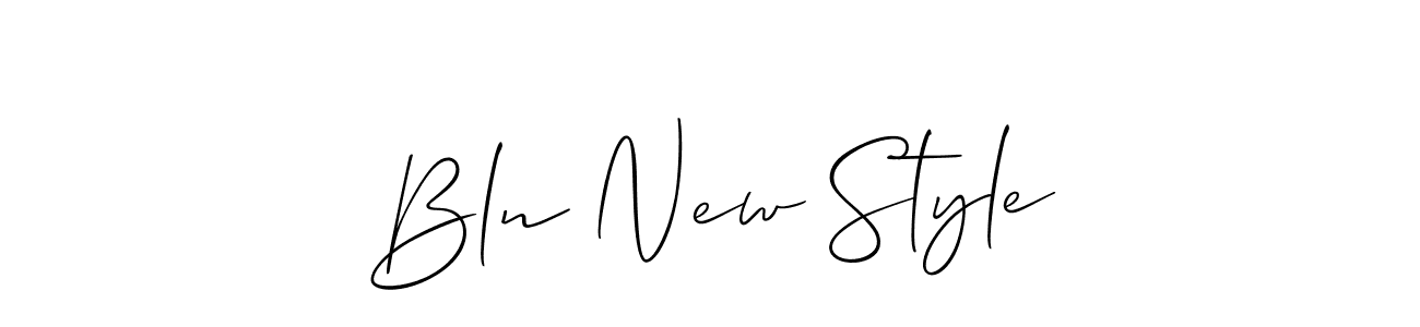 You can use this online signature creator to create a handwritten signature for the name Bln New Style. This is the best online autograph maker. Bln New Style signature style 2 images and pictures png