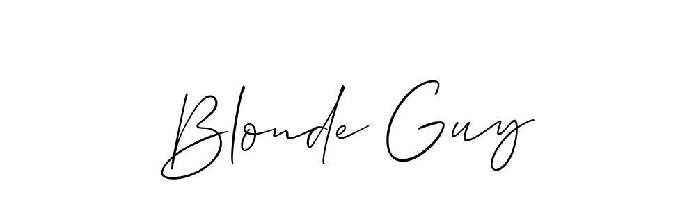 Make a beautiful signature design for name Blonde Guy. Use this online signature maker to create a handwritten signature for free. Blonde Guy signature style 2 images and pictures png