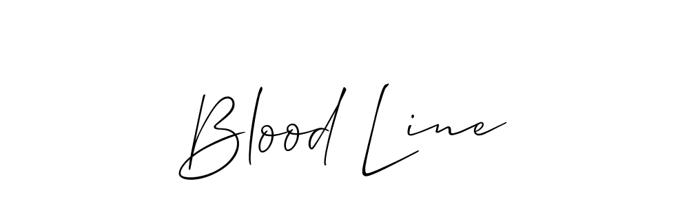You should practise on your own different ways (Allison_Script) to write your name (Blood Line) in signature. don't let someone else do it for you. Blood Line signature style 2 images and pictures png