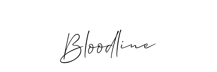 You should practise on your own different ways (Allison_Script) to write your name (Bloodline) in signature. don't let someone else do it for you. Bloodline signature style 2 images and pictures png