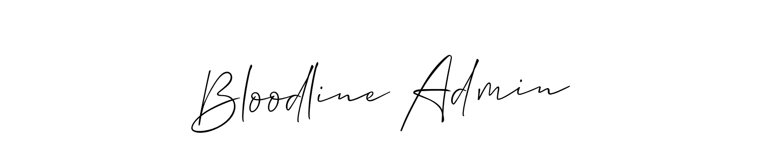 Make a beautiful signature design for name Bloodline Admin. Use this online signature maker to create a handwritten signature for free. Bloodline Admin signature style 2 images and pictures png