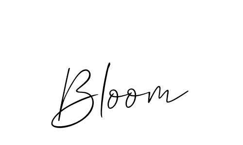 How to make Bloom signature? Allison_Script is a professional autograph style. Create handwritten signature for Bloom name. Bloom signature style 2 images and pictures png