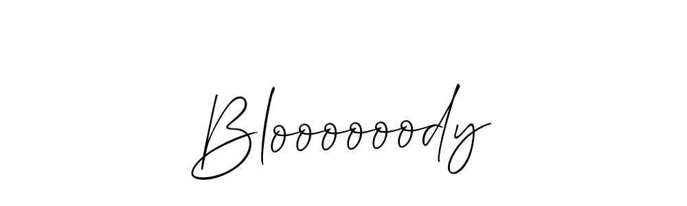 Best and Professional Signature Style for Bloooooody. Allison_Script Best Signature Style Collection. Bloooooody signature style 2 images and pictures png