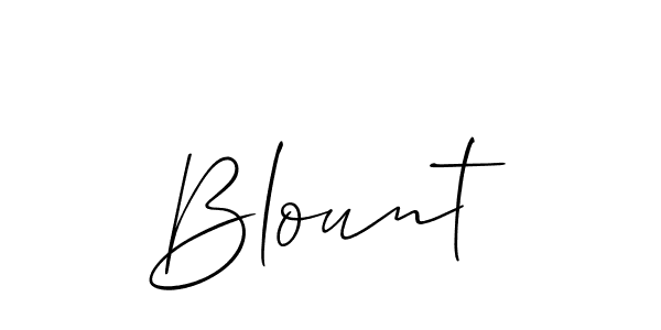 The best way (Allison_Script) to make a short signature is to pick only two or three words in your name. The name Blount include a total of six letters. For converting this name. Blount signature style 2 images and pictures png