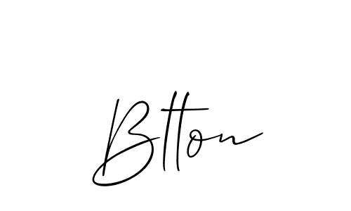 Create a beautiful signature design for name Blton. With this signature (Allison_Script) fonts, you can make a handwritten signature for free. Blton signature style 2 images and pictures png