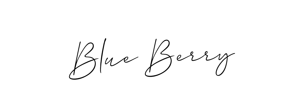 Allison_Script is a professional signature style that is perfect for those who want to add a touch of class to their signature. It is also a great choice for those who want to make their signature more unique. Get Blue Berry name to fancy signature for free. Blue Berry signature style 2 images and pictures png