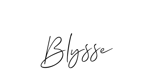 Similarly Allison_Script is the best handwritten signature design. Signature creator online .You can use it as an online autograph creator for name Blysse. Blysse signature style 2 images and pictures png