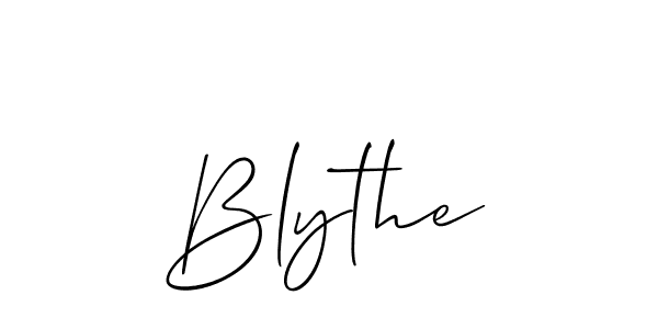 if you are searching for the best signature style for your name Blythe. so please give up your signature search. here we have designed multiple signature styles  using Allison_Script. Blythe signature style 2 images and pictures png