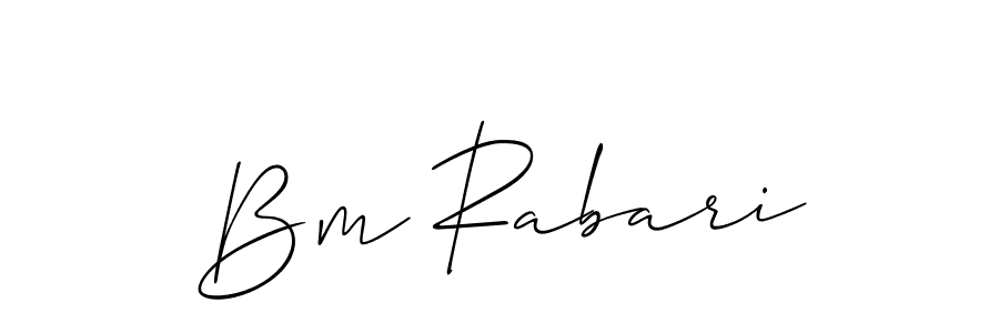 Once you've used our free online signature maker to create your best signature Allison_Script style, it's time to enjoy all of the benefits that Bm Rabari name signing documents. Bm Rabari signature style 2 images and pictures png