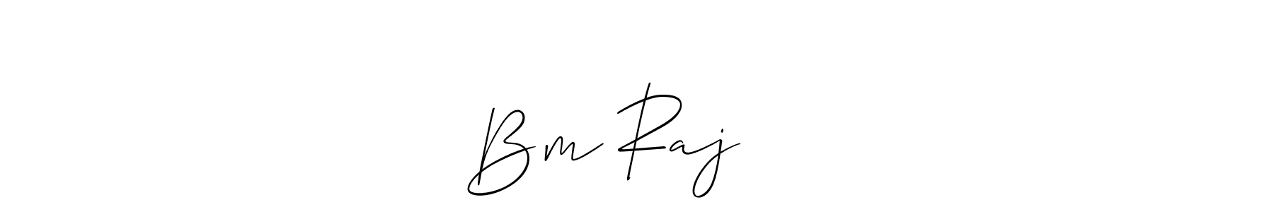 Create a beautiful signature design for name Bm Rajगुरे. With this signature (Allison_Script) fonts, you can make a handwritten signature for free. Bm Rajगुरे signature style 2 images and pictures png