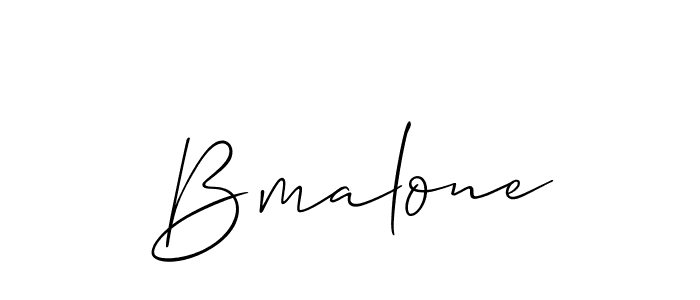 Make a short Bmalone signature style. Manage your documents anywhere anytime using Allison_Script. Create and add eSignatures, submit forms, share and send files easily. Bmalone signature style 2 images and pictures png