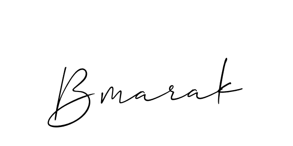 How to make Bmarak name signature. Use Allison_Script style for creating short signs online. This is the latest handwritten sign. Bmarak signature style 2 images and pictures png