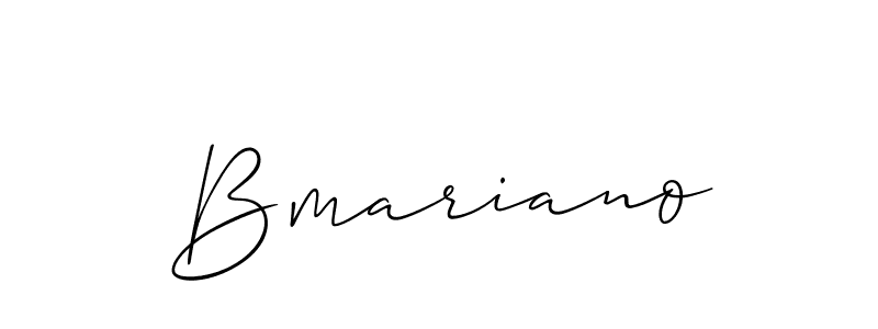 Make a short Bmariano signature style. Manage your documents anywhere anytime using Allison_Script. Create and add eSignatures, submit forms, share and send files easily. Bmariano signature style 2 images and pictures png
