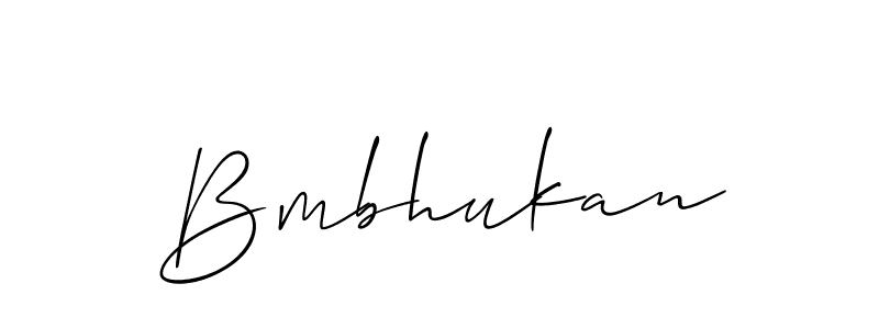 Make a beautiful signature design for name Bmbhukan. Use this online signature maker to create a handwritten signature for free. Bmbhukan signature style 2 images and pictures png