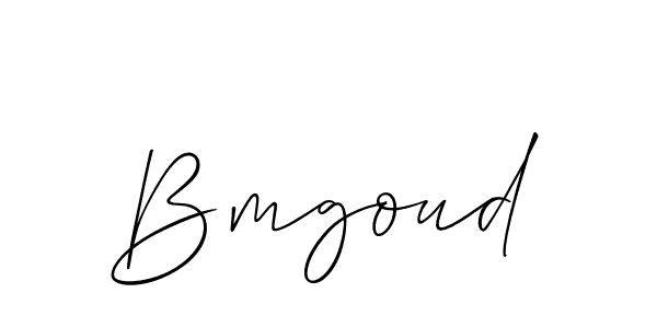 How to make Bmgoud name signature. Use Allison_Script style for creating short signs online. This is the latest handwritten sign. Bmgoud signature style 2 images and pictures png