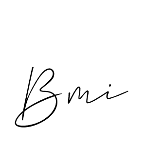 Best and Professional Signature Style for Bmi. Allison_Script Best Signature Style Collection. Bmi signature style 2 images and pictures png