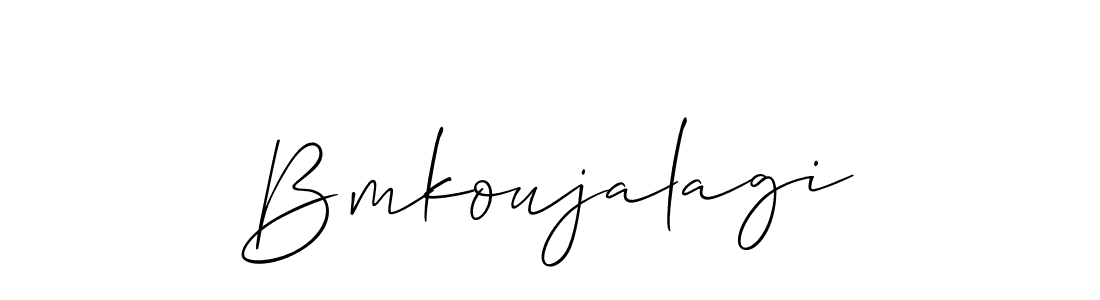 Best and Professional Signature Style for Bmkoujalagi. Allison_Script Best Signature Style Collection. Bmkoujalagi signature style 2 images and pictures png