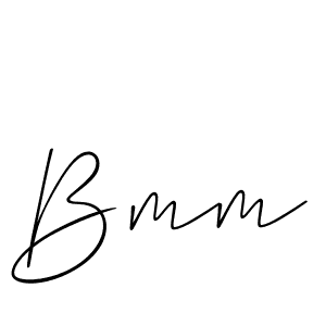 It looks lik you need a new signature style for name Bmm. Design unique handwritten (Allison_Script) signature with our free signature maker in just a few clicks. Bmm signature style 2 images and pictures png