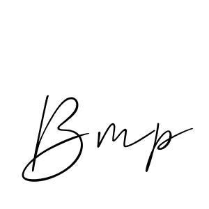 How to make Bmp signature? Allison_Script is a professional autograph style. Create handwritten signature for Bmp name. Bmp signature style 2 images and pictures png