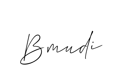 Similarly Allison_Script is the best handwritten signature design. Signature creator online .You can use it as an online autograph creator for name Bmudi. Bmudi signature style 2 images and pictures png