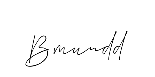 Make a short Bmundd signature style. Manage your documents anywhere anytime using Allison_Script. Create and add eSignatures, submit forms, share and send files easily. Bmundd signature style 2 images and pictures png