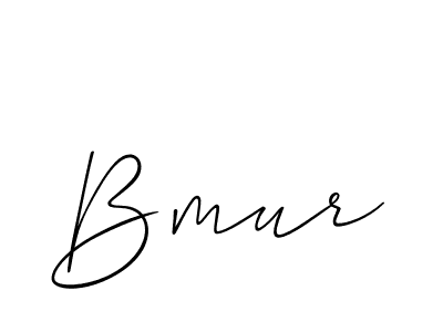 Bmur stylish signature style. Best Handwritten Sign (Allison_Script) for my name. Handwritten Signature Collection Ideas for my name Bmur. Bmur signature style 2 images and pictures png