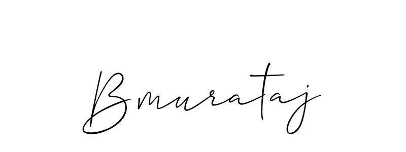 Bmurataj stylish signature style. Best Handwritten Sign (Allison_Script) for my name. Handwritten Signature Collection Ideas for my name Bmurataj. Bmurataj signature style 2 images and pictures png