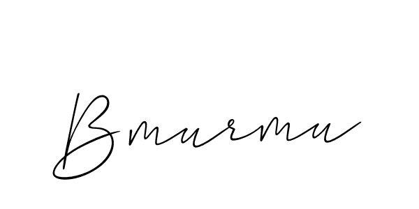 Once you've used our free online signature maker to create your best signature Allison_Script style, it's time to enjoy all of the benefits that Bmurmu name signing documents. Bmurmu signature style 2 images and pictures png