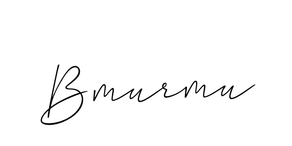 if you are searching for the best signature style for your name Bmurmu. so please give up your signature search. here we have designed multiple signature styles  using Allison_Script. Bmurmu signature style 2 images and pictures png