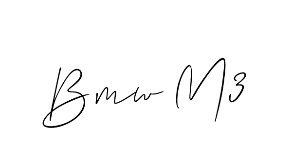Use a signature maker to create a handwritten signature online. With this signature software, you can design (Allison_Script) your own signature for name Bmw M3. Bmw M3 signature style 2 images and pictures png