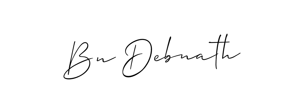 Make a short Bn Debnath signature style. Manage your documents anywhere anytime using Allison_Script. Create and add eSignatures, submit forms, share and send files easily. Bn Debnath signature style 2 images and pictures png