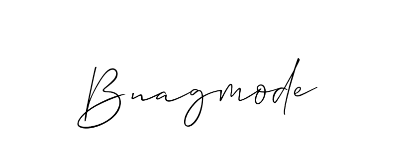 Also we have Bnagmode name is the best signature style. Create professional handwritten signature collection using Allison_Script autograph style. Bnagmode signature style 2 images and pictures png